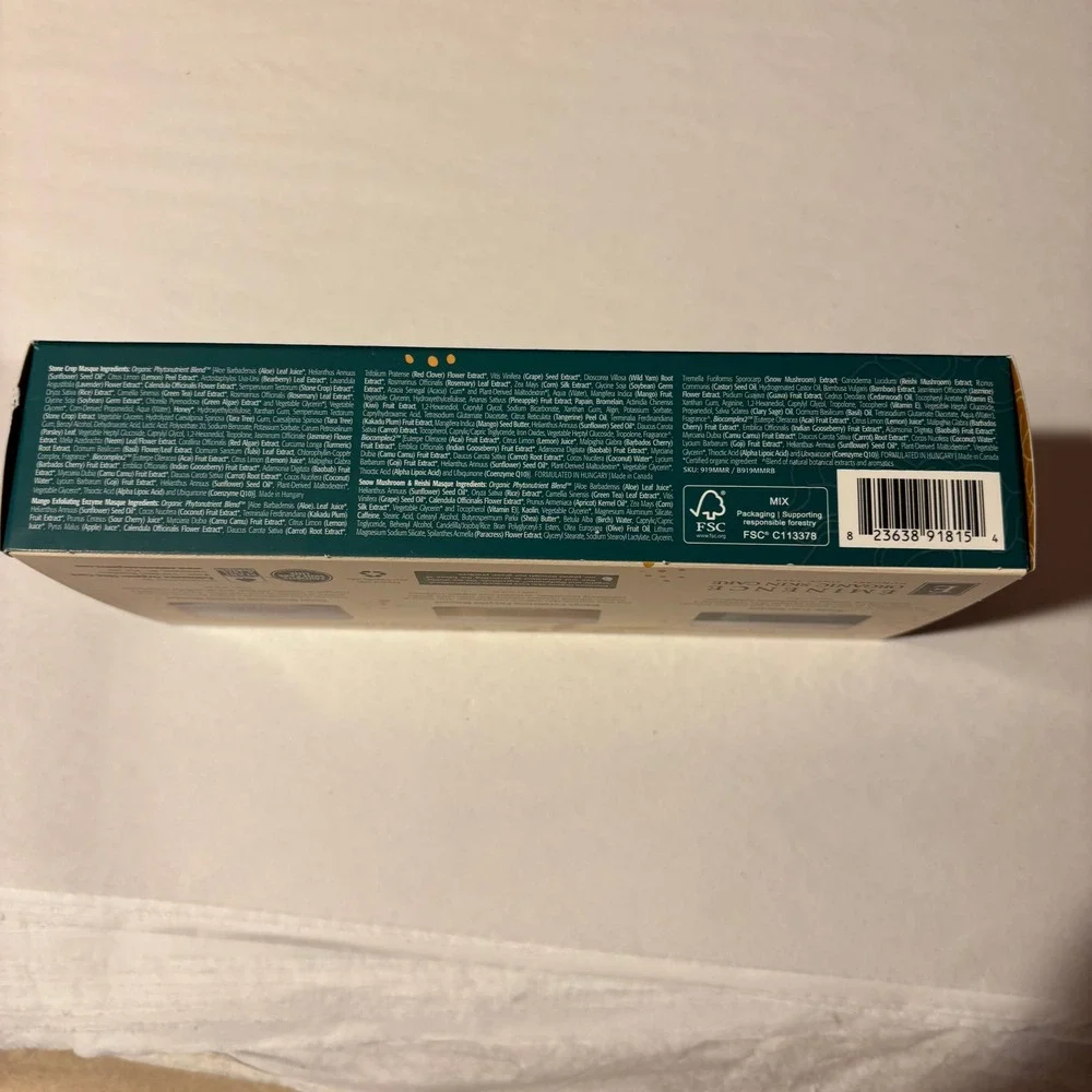 Eminence Organic Mix & Masque Trio Limited Edition Gift Set Refine Restore 3pk